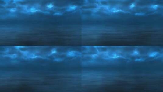 蓝色 海洋 云层高清在线视频素材下载