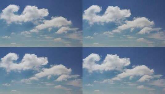 4K 蓝天白云 云朵 （原创超清实拍）高清在线视频素材下载
