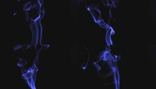 4k蓝色烟雾效果魔法梦幻视频素材 (1)高清在线视频素材下载