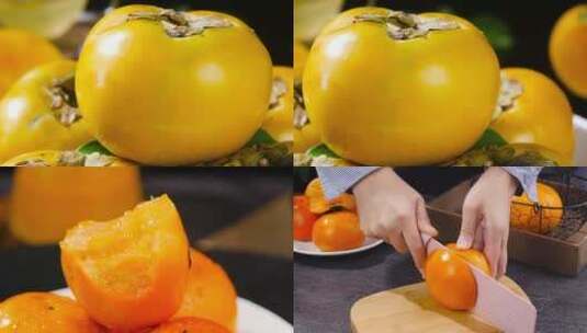 手工自制柿饼高清在线视频素材下载