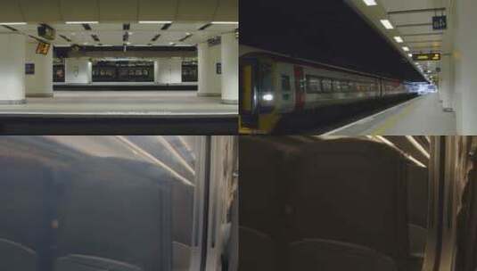 火车高铁站台高清在线视频素材下载