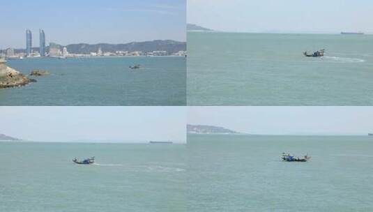 海上渔船高清在线视频素材下载