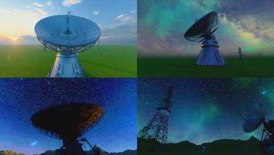 宇宙天文军事探测雷达高清在线视频素材下载