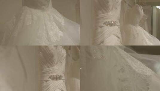 M1 成都 婚纱 婚纱特写高清在线视频素材下载