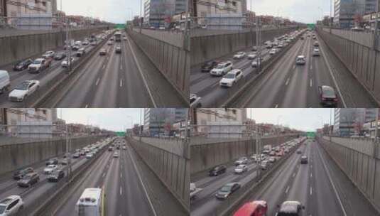 高速行驶的车辆画面高清在线视频素材下载