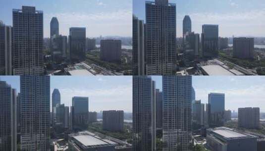 惠州高楼群航拍高清在线视频素材下载