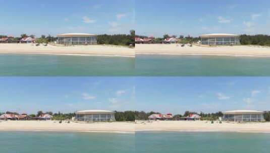 航拍福建湄洲岛5A景区高清在线视频素材下载