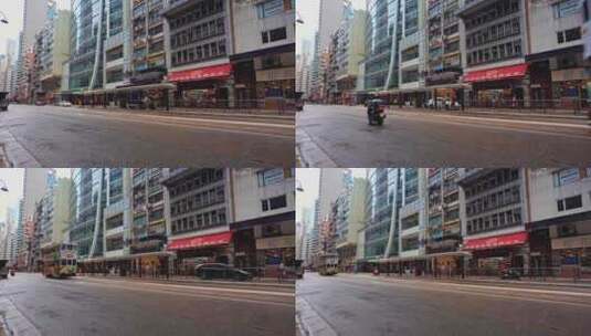 【正版素材】香港城市街道高清在线视频素材下载
