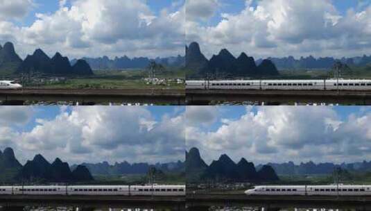 中国 高铁 动车 和谐号 复兴号 唯美高清在线视频素材下载