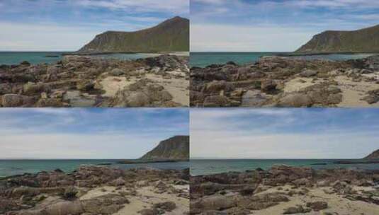 海滩罗弗敦群岛海滩高清在线视频素材下载