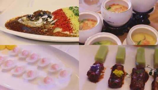 菜品展示 美食展示高清在线视频素材下载