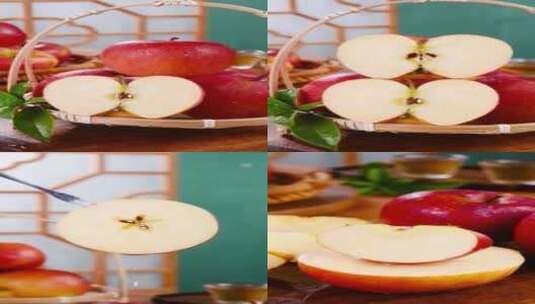 新鲜丑苹果高清在线视频素材下载