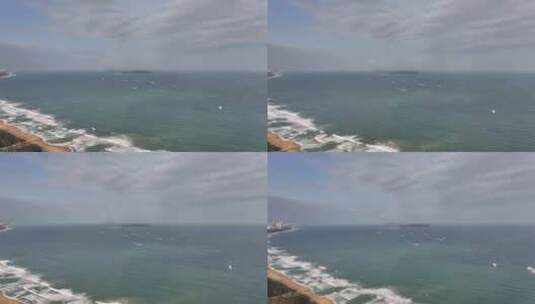 三亚海棠湾航拍高清在线视频素材下载