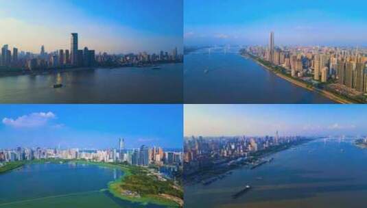 武汉城市风光高清在线视频素材下载