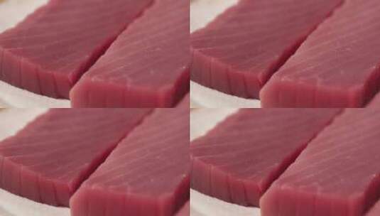 三文鱼 鱼生 日料高清在线视频素材下载