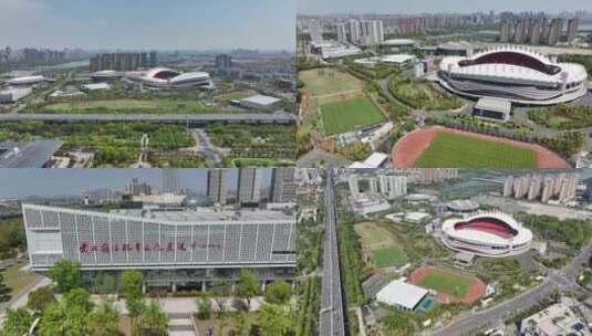 武汉体育中心高清在线视频素材下载