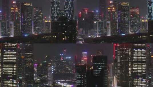 深圳CBD夜景高清在线视频素材下载