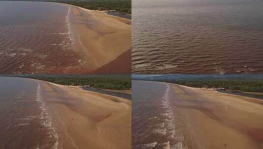 海边天空海滩马来西亚海边海岛蓝色大海高清在线视频素材下载