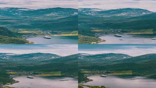 挪威Geirangerfjord旅游轮渡高清在线视频素材下载