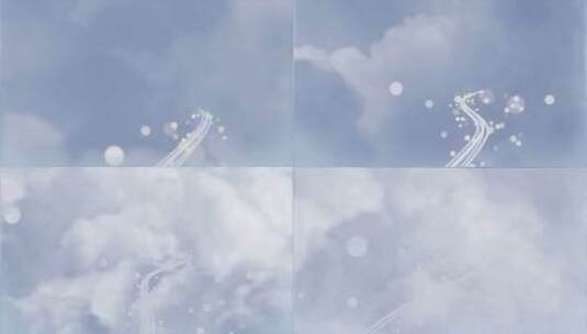云层穿梭片头AE模板高清AE视频素材下载