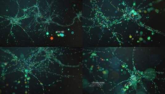 高级清晰神经元标题序列片场AE模板高清AE视频素材下载