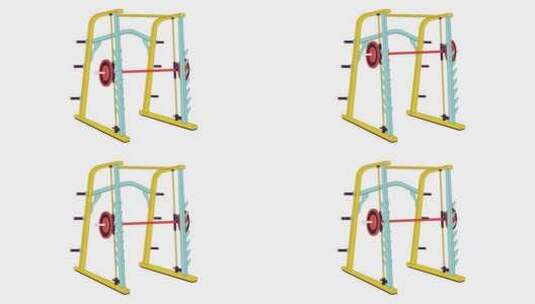 史密斯机器在动作线2D对象动画高清在线视频素材下载
