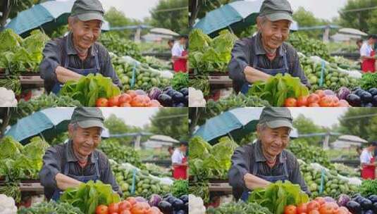 农业农村水稻粮食丰收乡村振兴生态农业风景高清在线视频素材下载