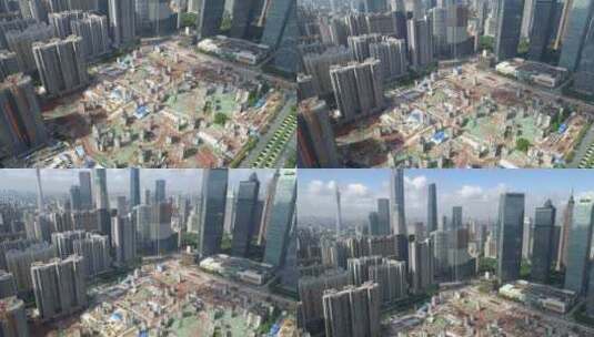 广州建设中冼村高清在线视频素材下载