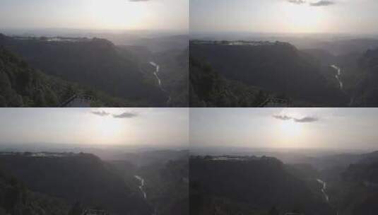 贵州·贵阳·花溪·红岩峡谷·观景台13高清在线视频素材下载
