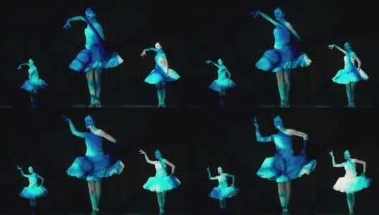 芭蕾舞演员现场表演高清在线视频素材下载