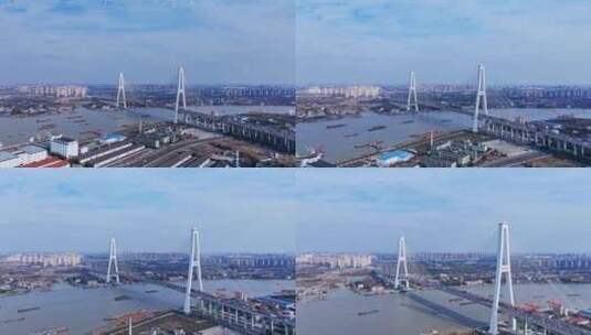 徐浦大桥高清在线视频素材下载