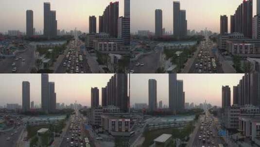郑州城市交通高清在线视频素材下载
