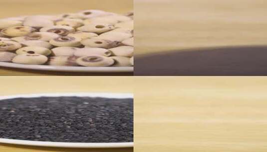 月饼食材展示高清在线视频素材下载