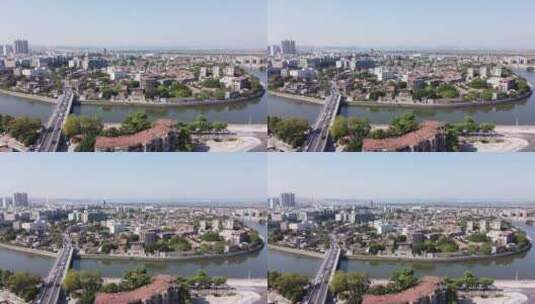 城市车流航拍高清在线视频素材下载
