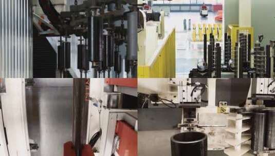 重工业厂房自动化生产线高清在线视频素材下载