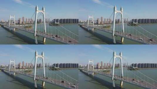 长沙三汊矶大桥9高清在线视频素材下载