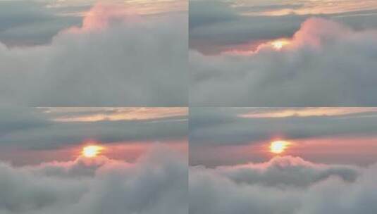 云端之上太阳高清在线视频素材下载