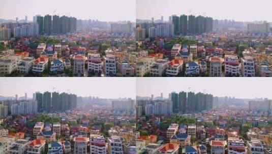 深圳城中村居民房航拍高清在线视频素材下载