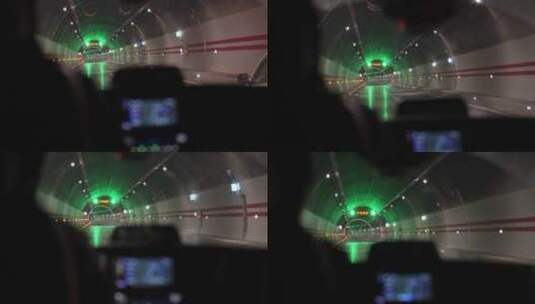 城市隧道车内高清在线视频素材下载