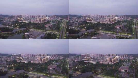 广西崇左城市风光航拍高清在线视频素材下载