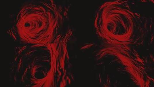 4k红色绸布血液隧道式穿透3D动画素材高清在线视频素材下载