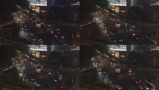 南京新街口交通高清在线视频素材下载