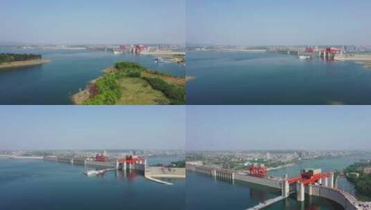 丹江口水库航拍高清在线视频素材下载