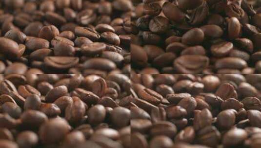 浓香的咖啡豆高清在线视频素材下载