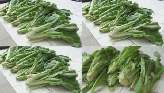 广东天河菜市场蔬菜青菜高清在线视频素材下载
