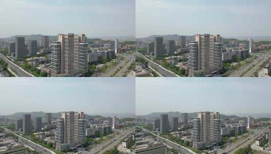 重庆大学城重庆高新区西永微电园航拍高清在线视频素材下载