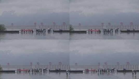 湖北 宜昌 三峡 大坝 围观 地拍高清在线视频素材下载