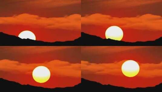 太阳日出高清在线视频素材下载