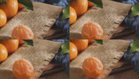橘子黄帝内经医学高清在线视频素材下载