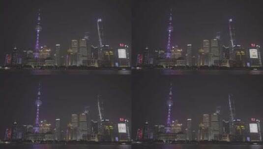 上海外滩夜景高清在线视频素材下载